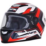 AFX FX-99 Helmet - Recurve - Pearl White/Red - Large