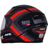 AFX FX-99 Helmet - Recurve - Black/Red