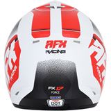 AFX FX-17 Helmet - Force - Pearl White/Red - Large