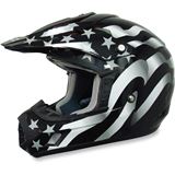 AFX FX-17 Helmet - USA Flag - Stealth - Medium