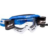 Pro Grip 3450 Riot Roll Off Goggles - Light Blue/White