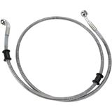 Drag Specialties Front Brake Line FXDC 08-14 Stainless Steel