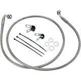 Drag Specialties +8" Brake Line - Front - Stainless Steel - FXD 00-5