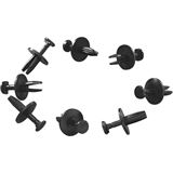 Parts Unlimited Push Pin Darts - Black - 10/Pack