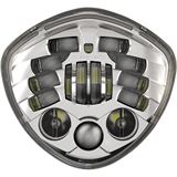 J.W. Speaker Adaptive 2 LED Headlight - 7" Victory - Chrome