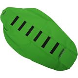 SDG Components 6-Ribbed Seat Cover - Green/Black - KX 250/450
