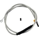 LA Choppers Stainless Steel Braided Clutch Cable For 18" - 20" Ape Hanger Handlebars
