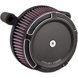 Arlen Ness Air Cleaner Synthetic Stage-1 Beveled  Black X