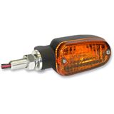 K S Turn Signal - DOT-Compliant/E-Marked - Dual Filament - Black/Amber