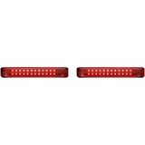 Custom Dynamics Saddlebag Lights - Black/Red