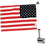 Pro Pad Luggage Rack Flag Mount with 10" x 15" USA Flag