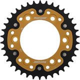 Supersprox Stealth Rear Sprocket - 38-Tooth - Gold for Ducati