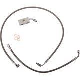 LA Choppers Stainless Brake Line - 12"-14" - Softail 18+
