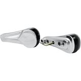 Alloy Art LED Front Turn Signals - Finned -  Chrome