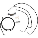 LA Choppers Black 19" Cable Kit for '17+ FL without ABS