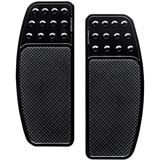 Accutronix Front Floorboards - Extended - Black - Knurled - Original - FL
