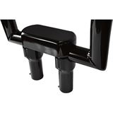 LA Choppers Black 4" Hefty Risers with  Top