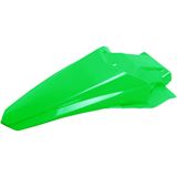 UFO Plastics MX Rear Fender - Fluorescent Green - '14-'20 KX85