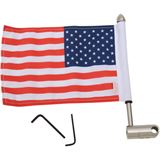 Pro Pad Luggage Rack Flag Mount - 1/2" Round with 10" x 15" USA Flag