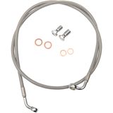 LA Choppers Stainless Steel Brake Lines - Softail