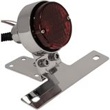 Emgo Taillight/License Plate Mount - Chrome