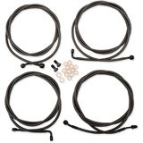 LA Choppers Midnight 18" - 20" Cable Kit for '17 - '19 FL