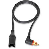 Tecmate Charger Cord - SAE 90 Degree to DIN Adapter - 40"