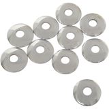 Eastern Motorcycle Parts Cup Washers - Chrome - 3/8" ID
