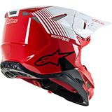 Alpinestars Supertech M10 Helmet - Dyno - MIPS - Red/White - X-Large