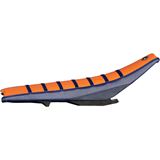 Flu Designs Pro Rib Seat Cover - Orange/Black