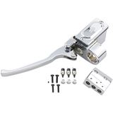 GMA Engineering Chrome 9/16" Clutch Master Cylinder Assembly with  Switch
