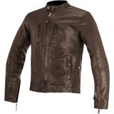 Alpinestars Oscar Brass Leather Jacket - Brown - 2X-Large