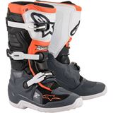 Alpinestars Tech 7S Boot - Black/Grey/White/Orange Fluorescent - Size 8