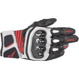 Alpinestars SPX AC V2 Gloves - Black/White/Red - Medium