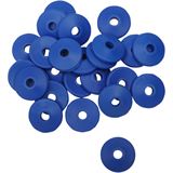Fast-Trac Backer Plates - Blue - Round - 24/Pack