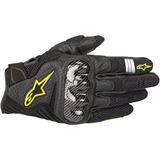 Alpinestars SMX-1 Air V2 Gloves - Black/Yellow - Large