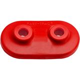 Fast-Trac Backer Plates - Red - Double - 48/Pack