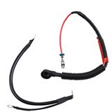 Drag Specialties Black Battery Cable Set - '09-'13 FLH/T