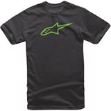 Alpinestars Youth Age T-Shirt - Black/Green - Medium