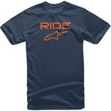 Alpinestars Ride 2.0 T-Shirt - Navy/Orange - 2X-Large