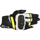 Alpinestars Booster Gloves - Black/White/Yellow - 2X-Large