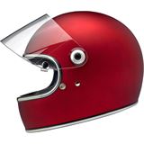 Biltwell Inc. Gringo S Helmet - Flat Red - Small OPEN BOX CLOSEOUT