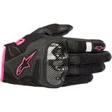 Alpinestars Stella SMX-1 Air V2 Gloves - Black/Fuschia - Large