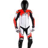 Alpinestars GP Plus v2 1-Piece Leather Suit - White/Black/Red - Medium/Large - 34 Pant Size