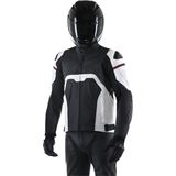 Alpinestars Core Leather Jacket - Black/White - Large/X-Large