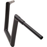 Todds Cycle Flat Black 1-1/2" Strip Handlebar With 10" Rise