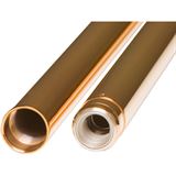 Custom Cycle Fork Tubes - Gold - 39 mm - 24.25'