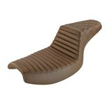 Saddlemen Step Up Seat - Tuck and Roll/Lattice Stitched - Brown
