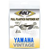 Bolt MC Hardware Body/Plastics Fastener Kit - For Yamaha YZ