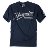 Factory Effex Yamaha Script Tee Shirt - Navy - Medium